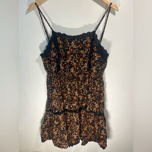 Paisley Black Mini Dress